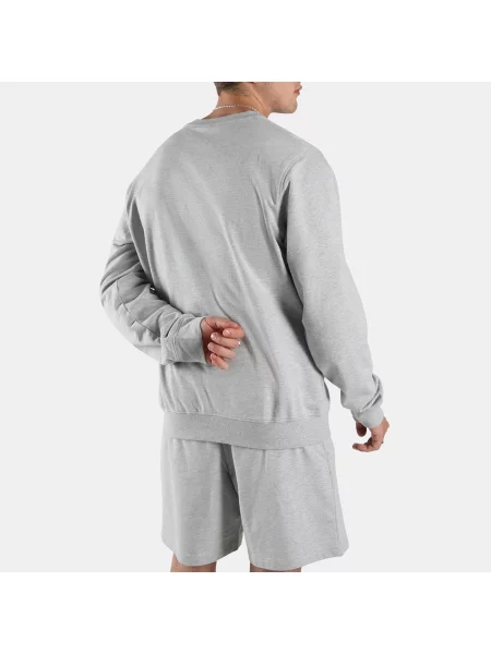 Reebok ID Small Logo Bluza z Okrągłym Dekoltem male Medium Grey Marl Size: XS szara