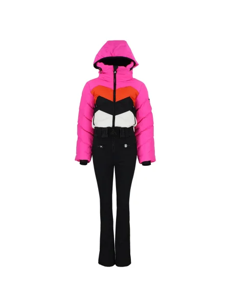 Salopetă Peak Mountain roz