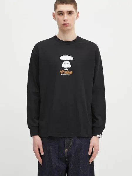 Tricou mânecă lungă Aape negru