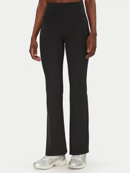 Girlfriend Collective Легінси Rib Flare чорний