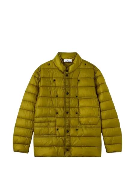 Geacă parka Stone Island din țesătură twill cu strasuri negru