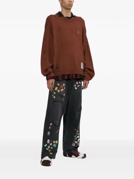 Blugi Maison Mihara Yasuhiro negru