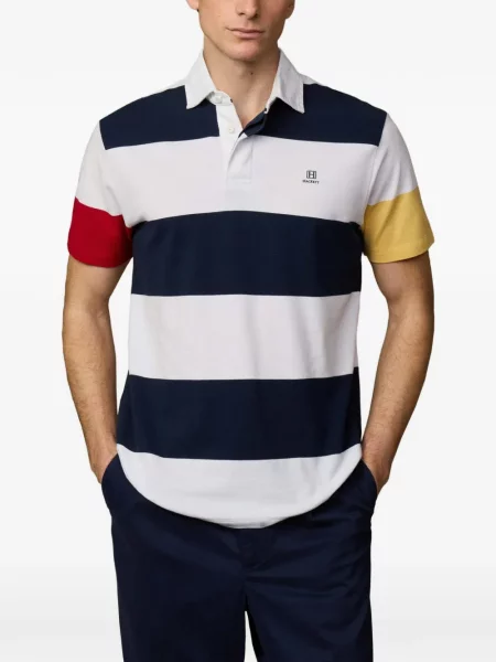 Tricou polo Hackett London alb