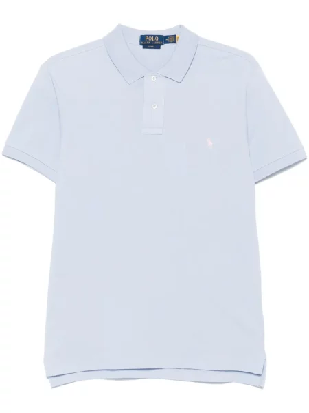 Polo Polo Ralph Lauren cu dungi cu broderie albastru