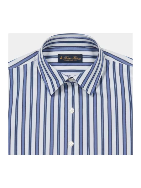 Koszula Brooks Brothers w paski niebieska