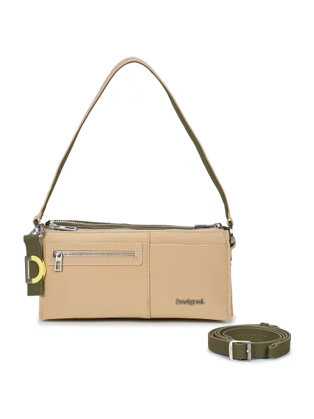 Crossbody torbica Desigual bež