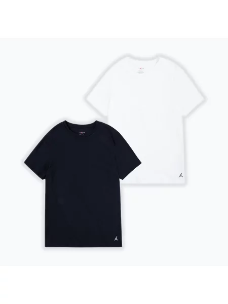 Tricou pentru bărbați Nike Jordan JHM Flight Base Tee 2 pcs black/white alb