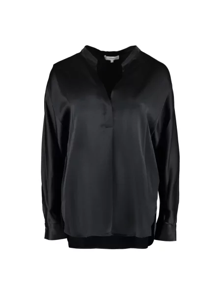 Vince Tunika Z Jedwabiu schwarz czarna