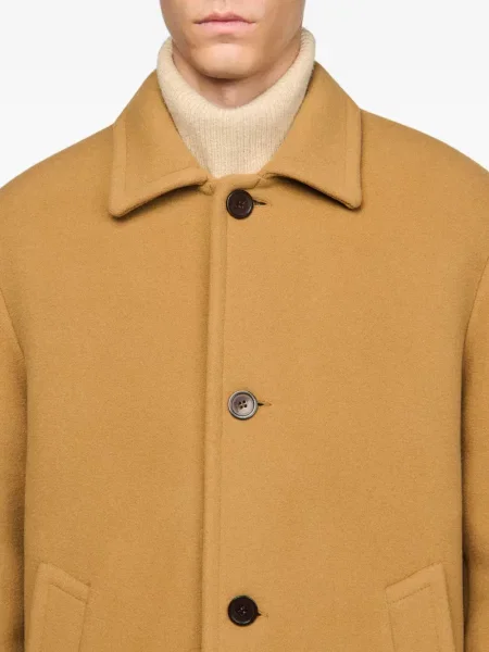 Palton Sandro de lână maro