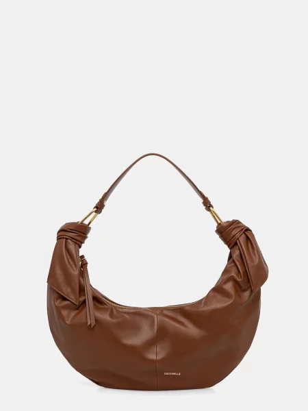 Rucsac Coccinelle din piele maro