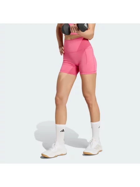 Legíny 3 Stripes Studio All Me Booty Short růžové
