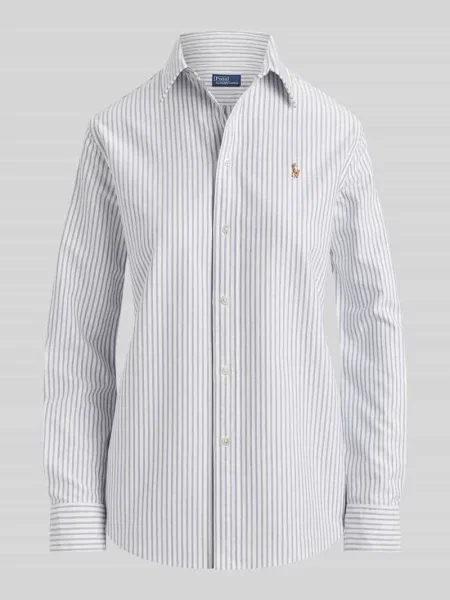 Koszula Polo Ralph Lauren z logo niebieska