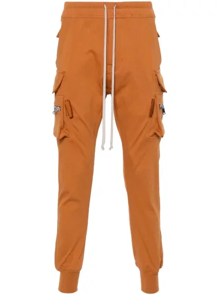 Cargo kalhoty Rick Owens oranžové