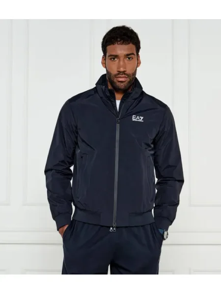Geacă bomber Emporio Armani Ea7 albastru