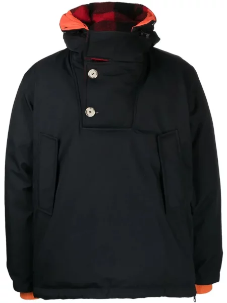 Geacă Woolrich cu glugă negru