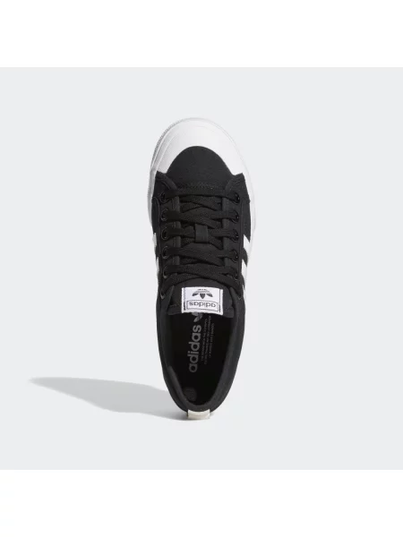 Sneakersy Adidas Nizza na platformie białe
