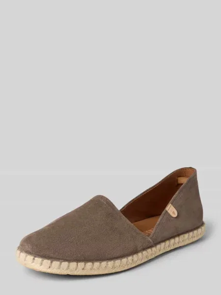 Espadryle ze skóry z naszywką z logo model CARMEN' Verbenas