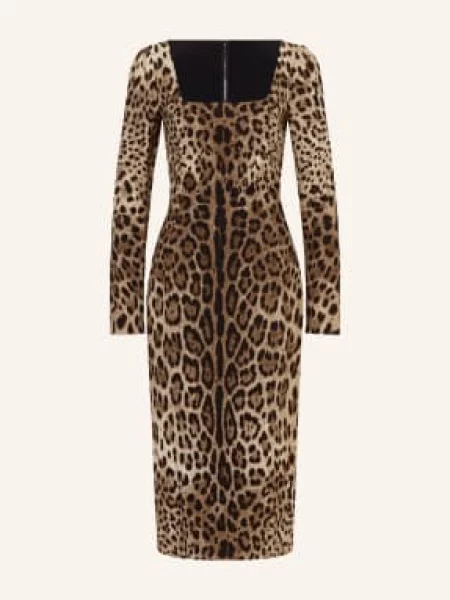 Dolce & Gabbana Sukienka Ołówkowa braun brązowa