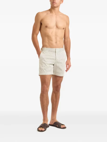 Slip de baie Orlebar Brown cu dungi maro