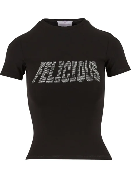 Felicious Tricou / argintiu negru