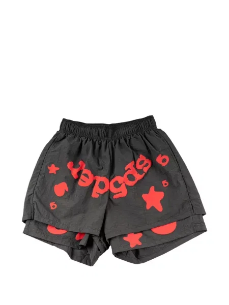 Pantaloni scurți Sp5der negru