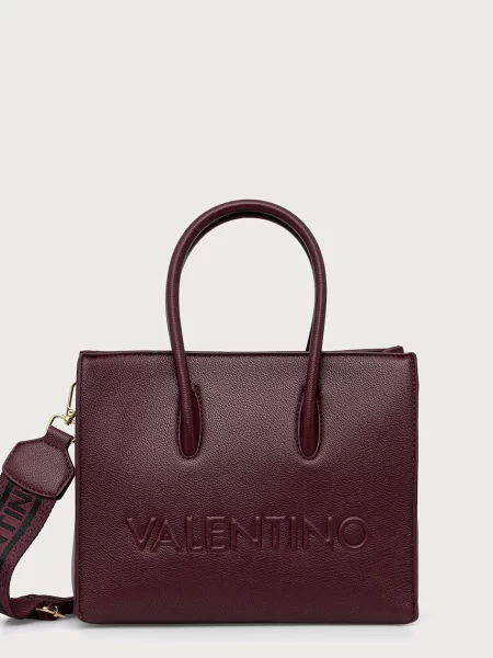 Geantă Valentino din piele roșu