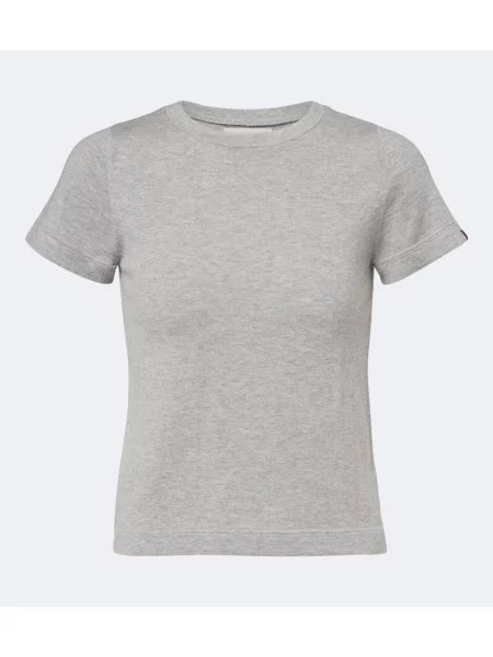 Tricou Extreme Cashmere din cașmir gri