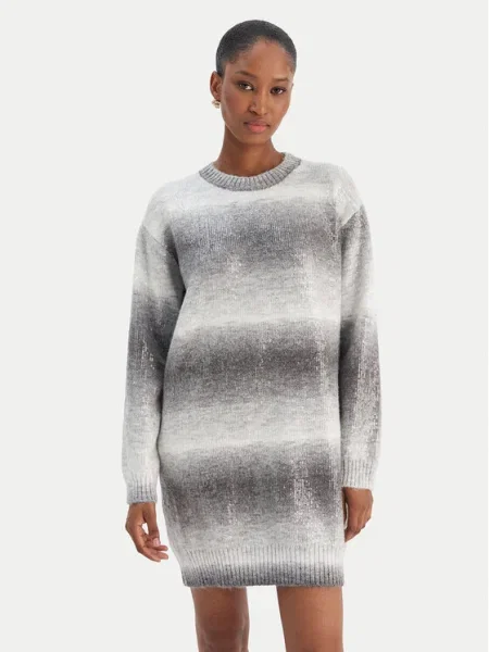 Liu Jo Rochie tricotat metalic gri