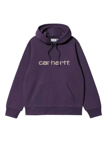 Hanorac cu glugă Carhartt Wip cu broderie violet
