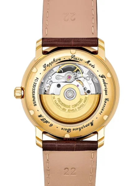Часовник Frédérique Constant със сърца синьо