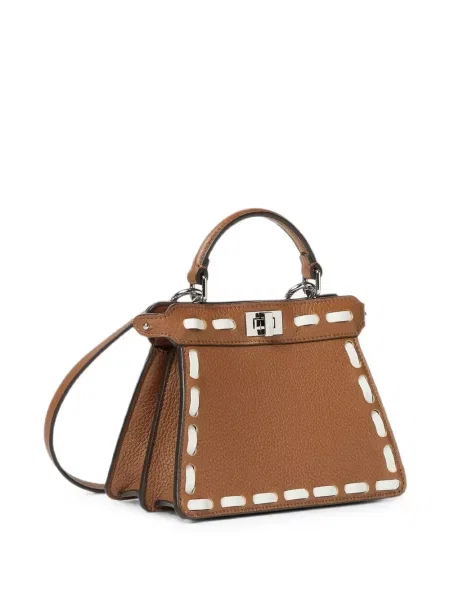 Geantă Fendi din piele maro