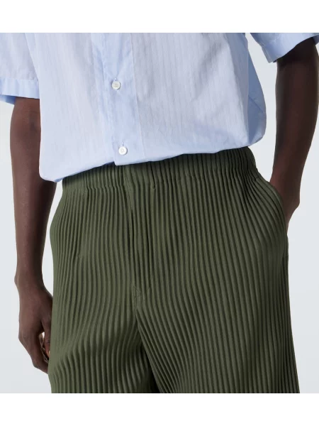Bermude Homme Plisse Issey Miyake verde