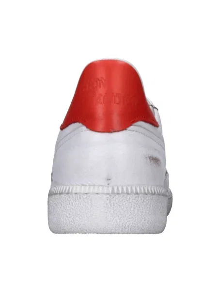 Sneakersy Hidnander skórzane białe