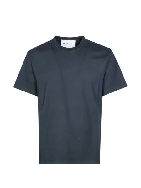 Tricou Amaranto cu decolteu rotund albastru