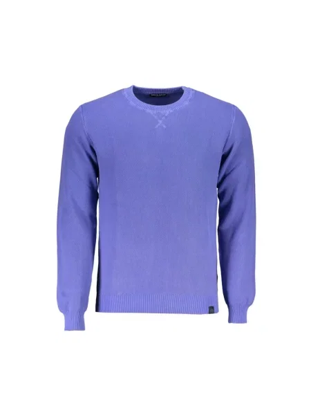 Sweter North Sails z autografem niebieski