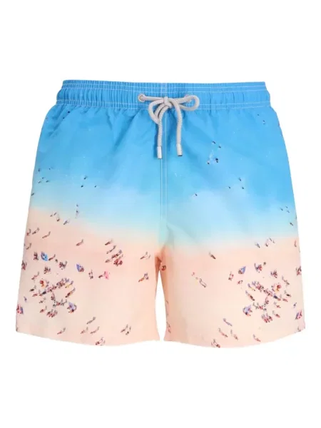 Slip de baie Mc2 Saint Barth cu imagine albastru