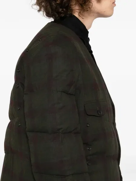 Sacou Yohji Yamamoto în carouri verde