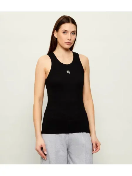 Karl Lagerfeld Top / fehér fekete