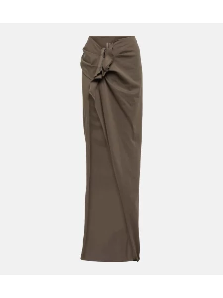 Maksi spódnica maxi Rick Owens brązowa