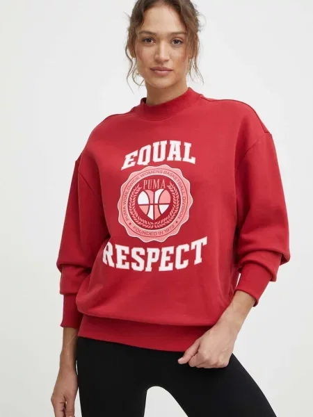 Кофта Puma з принтом червоний
