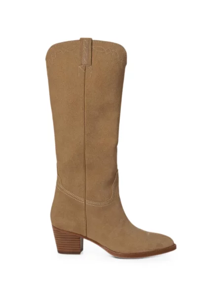 Botine Lauren Ralph Lauren din piele de căprioară