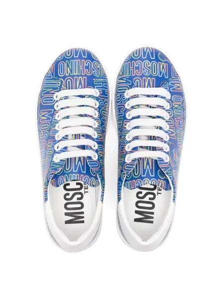 Sneakersy dziecięce Moschino niebieskie