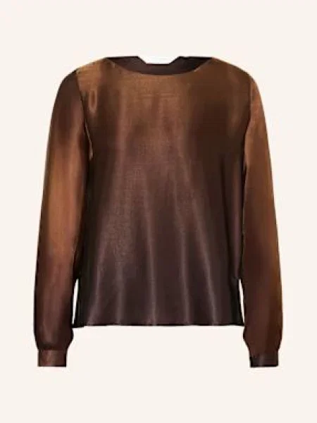 Robert Friedman Bluzka Tea Z Satyny braun brązowa