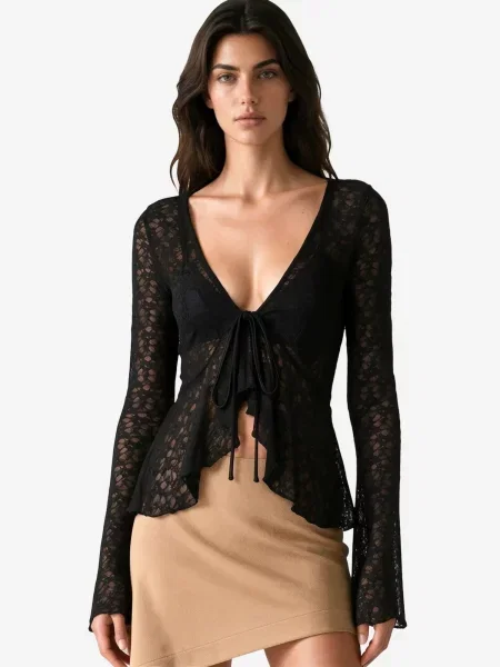 Busem Bluza Blusen' crna