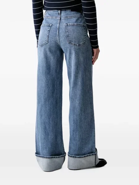 Blugi cu picior larg Dkny albastru