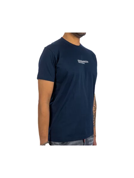 Koszulka Emporio Armani niebieska