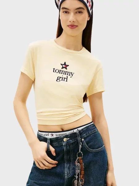 Футболка Tommy Jeans желтая