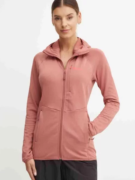 Sportovní mikina Jack Wolfskin Kolbenberg oranžová
