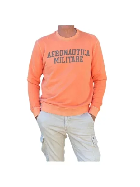 Dzianinowa bluza Aeronautica Militare pomarańczowa