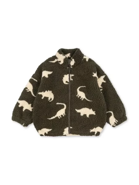 Konges Sløjd куртка дитяча флісова JODY TEDDY JACKET GRS